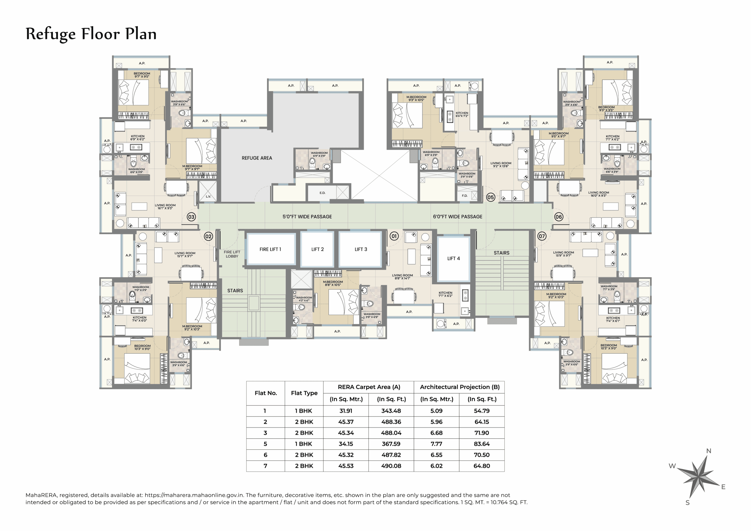 Refuge Floor Plan